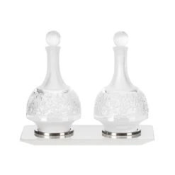 Huilier/vinaigrier Versailles Lalique -Magasin De Verrerie À Domicile huilier vinaigrier lalique