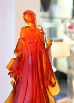 Kabuki Ambre Daum Deville-chabrolle -Magasin De Verrerie À Domicile kabuki deville chabriolle daum