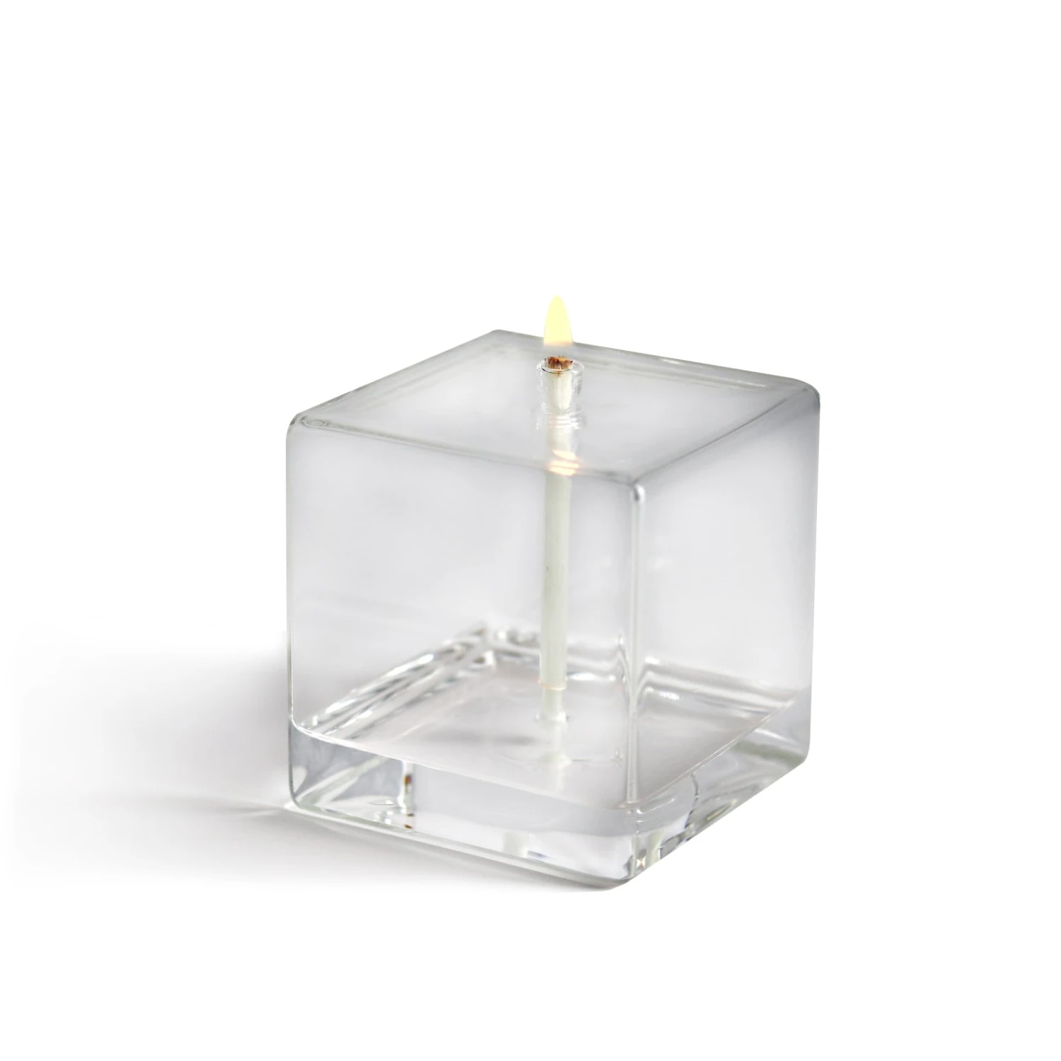 Lampe Huile Carré Verre 2 Lampe Huile Carré Verre