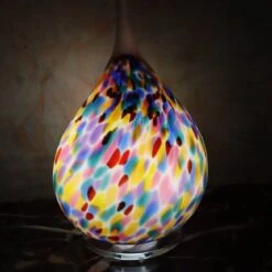 Lampe Bubble Lollipop Sablée Cristal De Lorraine 9 Lampe Bubble Lollipop Sablée Cristal De Lorraine -Magasin De Verrerie À Domicile lampe cristal lollipop vessiere cristaux