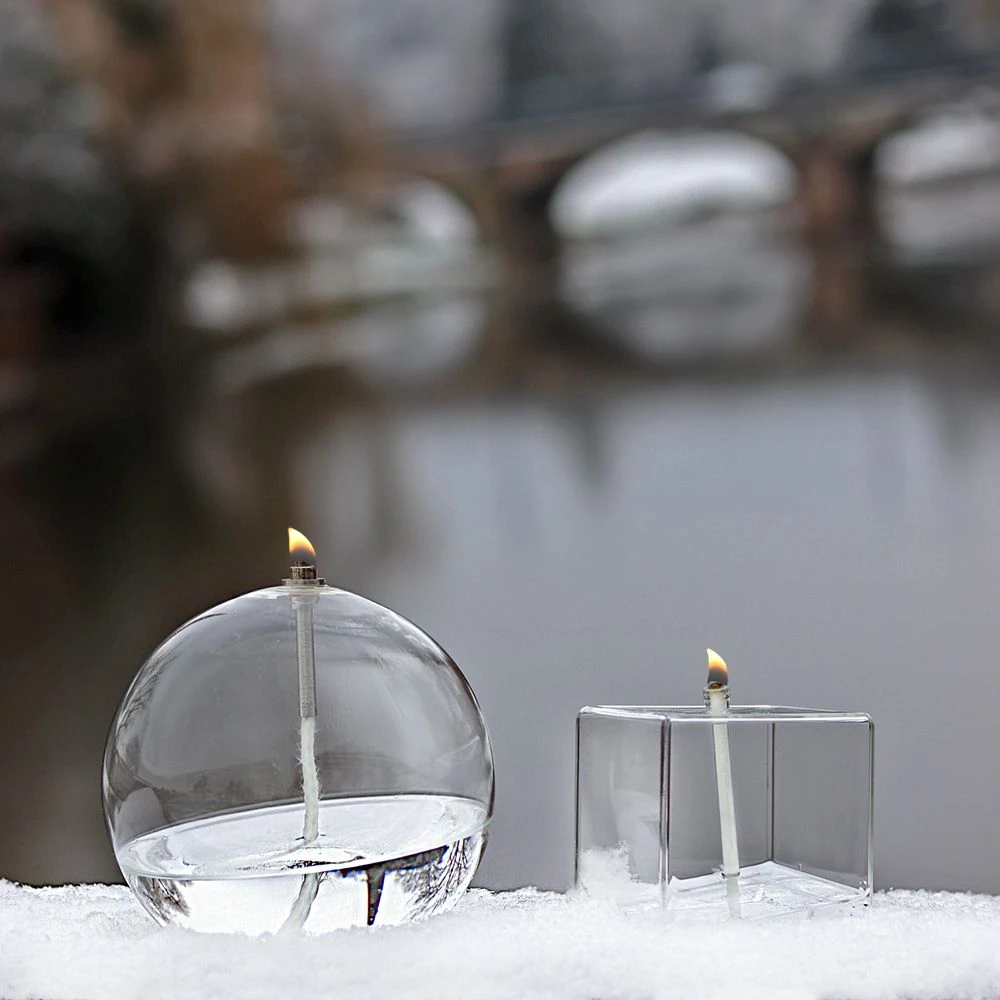 Lampe Huile Carré Verre 3 Lampe Huile Carré Verre – Image 2