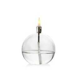 Lampe Huile Sphère Verre Gm