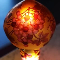 Lampe Pâte De Verre Art Nouveau N°2 Tip Gallé