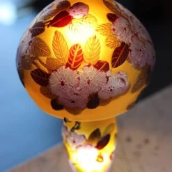 Lampe Pâte De Verre Art Nouveau N°4 Tip Gallé