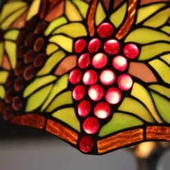 Lampe En Verre Vitrail N°1