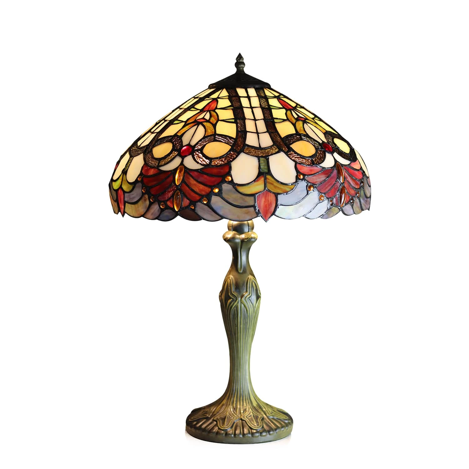 Lampe En Verre Vitrail N°6 4 Lampe En Verre Vitrail N°6 – Image 2