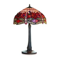 Lampe En Verre Vitrail N°4