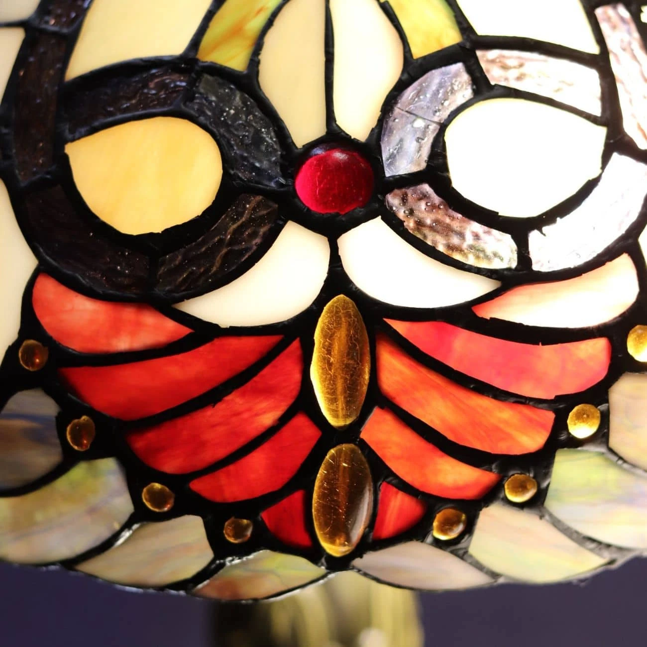 Lampe En Verre Vitrail N°6 3 Lampe En Verre Vitrail N°6