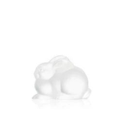 Sculpture Lapin Couché Lalique