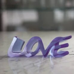 True Love Sculpture Daum -Magasin De Verrerie À Domicile love daum