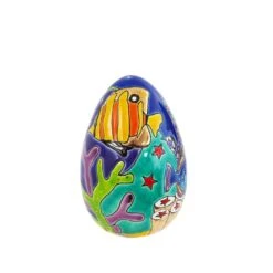 Œuf Aqua Tropicale Émaux De Longwy
