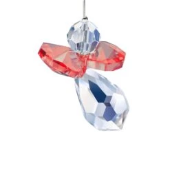 Ornement Ange Cristaux Swarovski -Magasin De Verrerie À Domicile ornement ange porte bonheur
