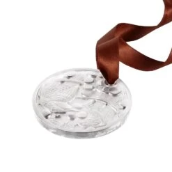 Ornement De Noël 2021, Merles Et Raisins Lalique -Magasin De Verrerie À Domicile ornement merles raisins lalique