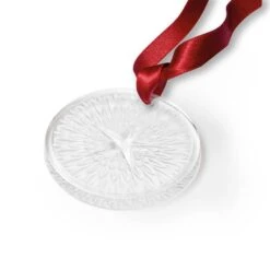 Ornement De Noël 2023, Plumes Lalique -Magasin De Verrerie À Domicile ornement noel lalique plume 2023 incolore