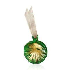 Ornement De Venise à L’or Vert – 5 EX