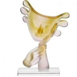 Pensée D’amour Daum Etienne -Magasin De Verrerie À Domicile pensee amour visage deuam etienne