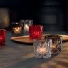 Photophore Cristal Rouge Noblesse Nachtmann -Magasin De Verrerie À Domicile photophore lumignon cristal noblesse nachtmann 2