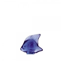 Poisson Bleu Saphir Lalique
