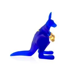 Kangourou Wally De Yves Henry Daum -Magasin De Verrerie À Domicile sculpture cristal Kangourou Wally Yves Henry daum