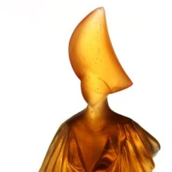 Luna F.campelli 375 Ex Daum -Magasin De Verrerie À Domicile sculpture luna cristal daum France