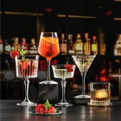 Set 4 Gobelets Cristal Clair Timeless