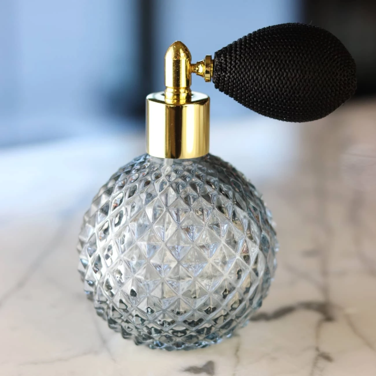 Flacon Vaporisateur Gris Bleu Verre 4 Flacon Vaporisateur Gris Bleu Verre – Image 2