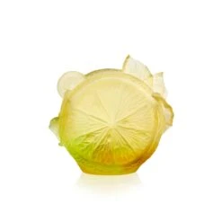 Vase Citrus Moyen Modèle Daum -Magasin De Verrerie À Domicile vase citron daum