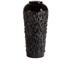 Vase Mûres Grand Modèle Lalique -Magasin De Verrerie À Domicile vase mures cristal noir lalique