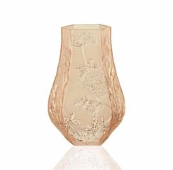 Vase Ombelles Lustré Or Lalique