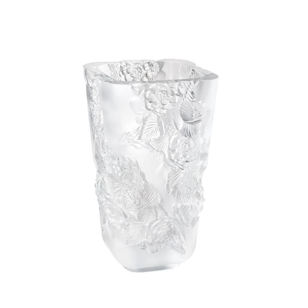 Vase Pivoines Grand Modèle Lalique 3 Vase Pivoines Grand Modèle Lalique