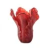 Vase Magnum Tulipe Rouge Daum -Magasin De Verrerie À Domicile vase tulipe cristal rouge daum