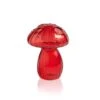 Vase Champignon Verre Rouge -Magasin De Verrerie À Domicile vase verre champignon 1