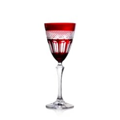 Verre Vin Cristal Rouge MireilleN°3