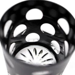 Chope Cristal Noir Pastille -Magasin De Verrerie À Domicile verre whisky cristal noir